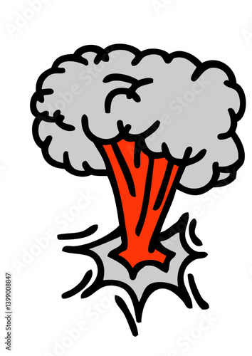 explosion dynamite boom fumer