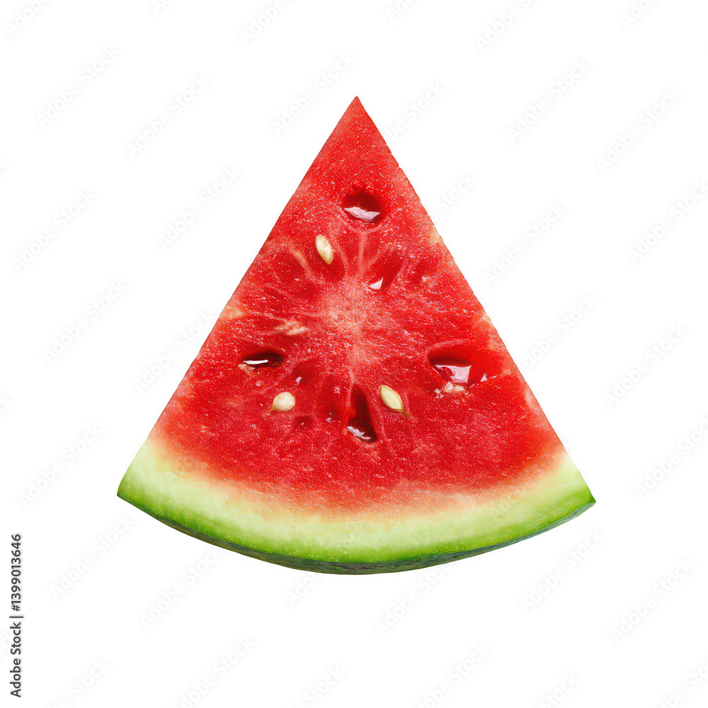 Watermelon slice isolated on a white background, png Watermelon slice isolated on a white background, png