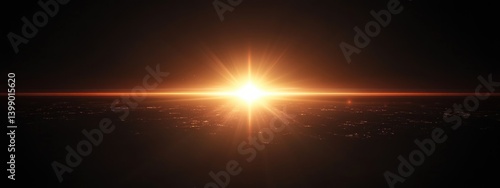 glowing light lens flares shine optical effect bright background symmetry