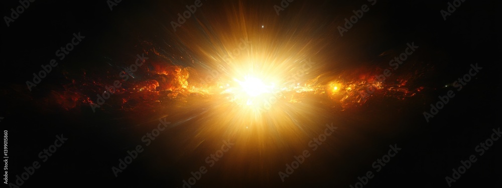 Light Burst Optical Flare Shine Glow Rays Beam Sunlight Sparkle Dazzle