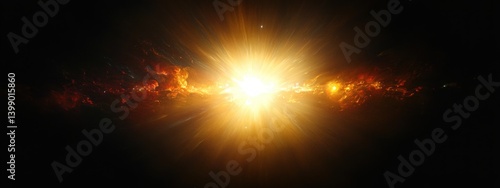 Obraz na płótnie Light Burst Optical Flare Shine Glow Rays Beam Sunlight Sparkle Dazzle w salonie