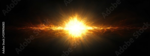 Radiant Sunburst Optical Lens Flares Light Effect Shiny Glare Glow Shine Burst Sparkle Beam