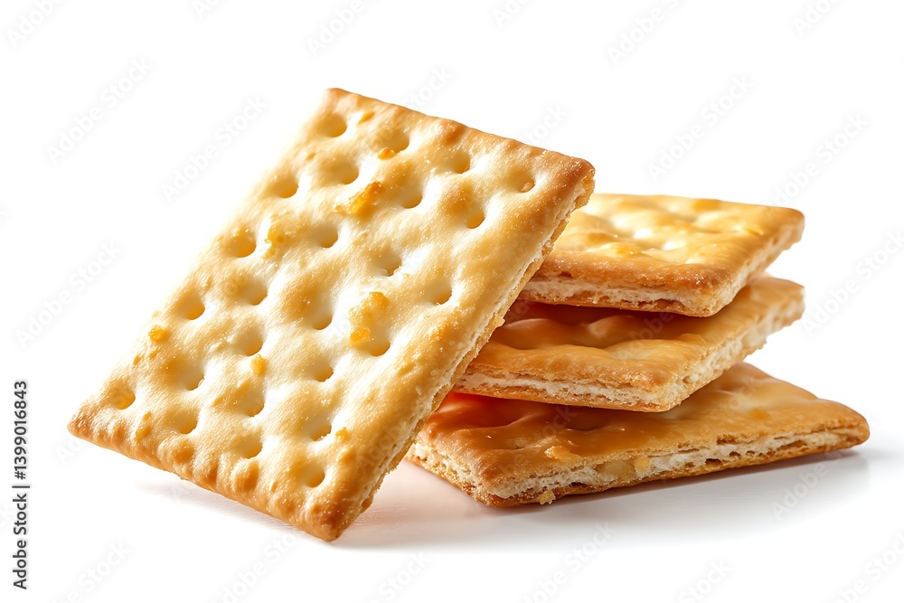 Crisp Saltine Cracker White Background Isolated
Crisp Saltine Cracker White Background Isolated