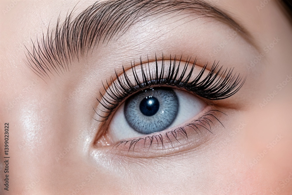 female eye with long eyelashes close-up concept concepto de ojo femenino con pestañas largas en primer plano female eye with long eyelashes close-up concept concepto de ojo femenino con pestañas largas en primer plano