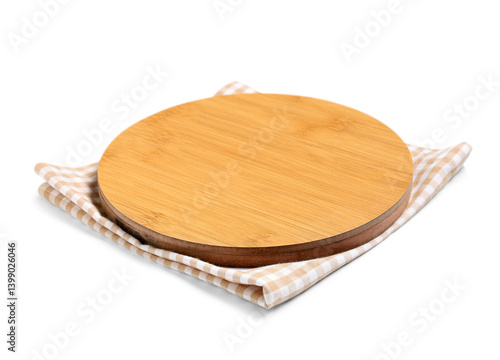 Round bamboo cutting board ...