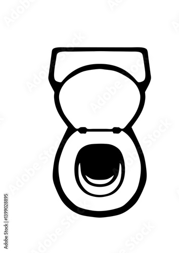 chiotte toilette wc dessin