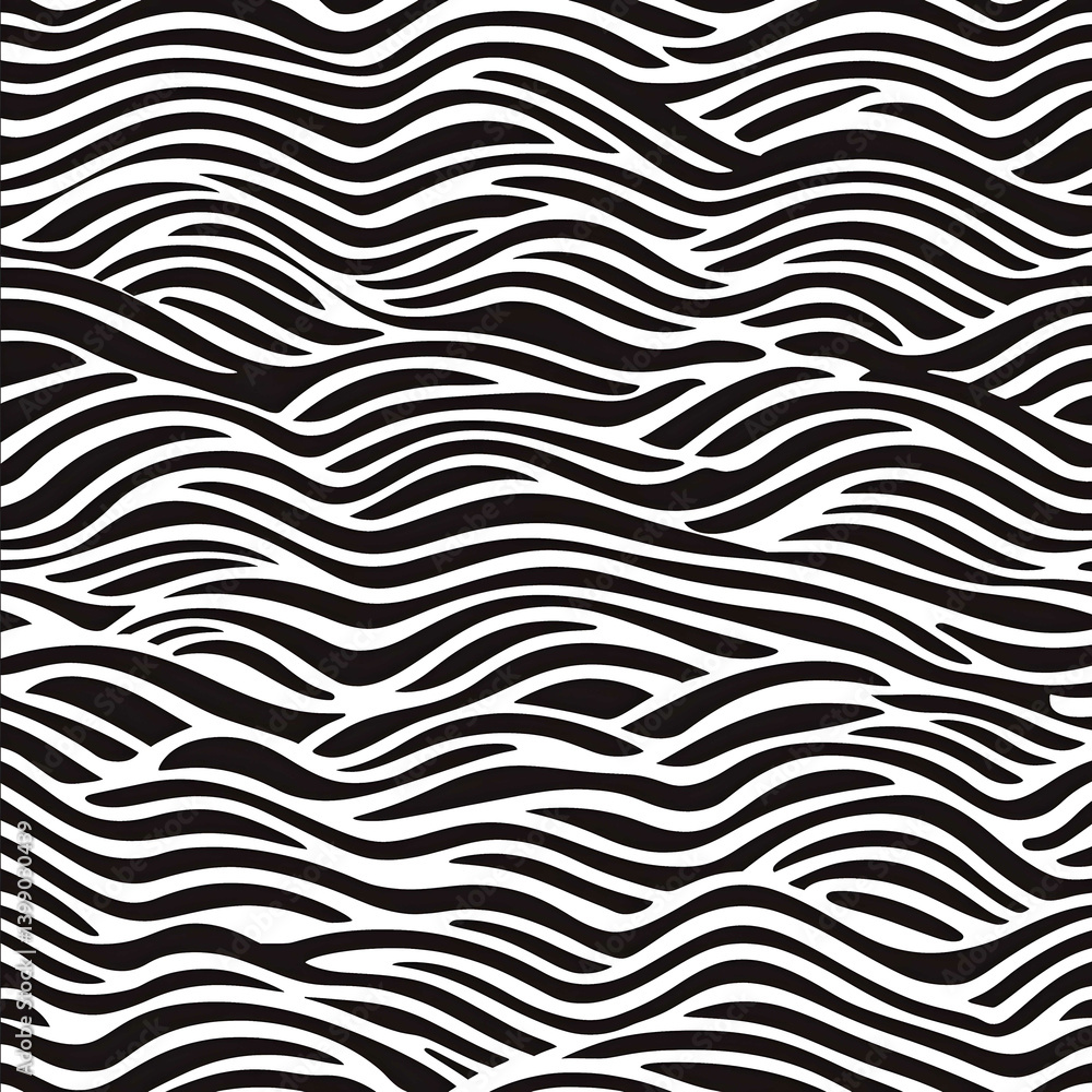 seamless simple black and white waves pattern seamless simple black and white waves pattern