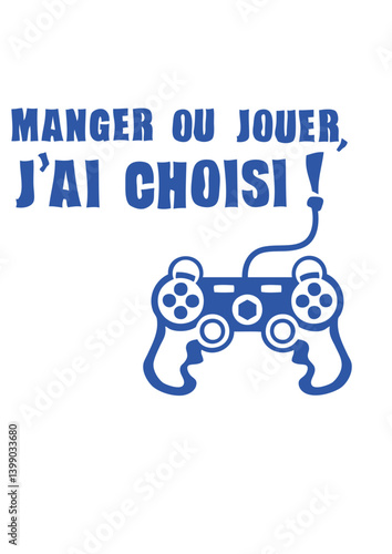 manger jouer jeux video manette geek game choisi
