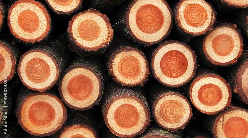 Stacked Wood Logs Cross Section Texture Stacked Wood Logs Cross Section Texture
