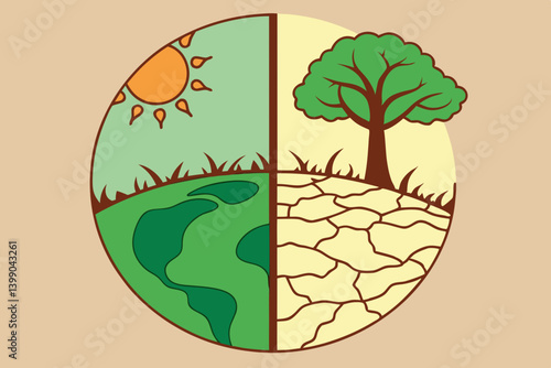 Save the World Vector Design Earth Day Urgency for Action