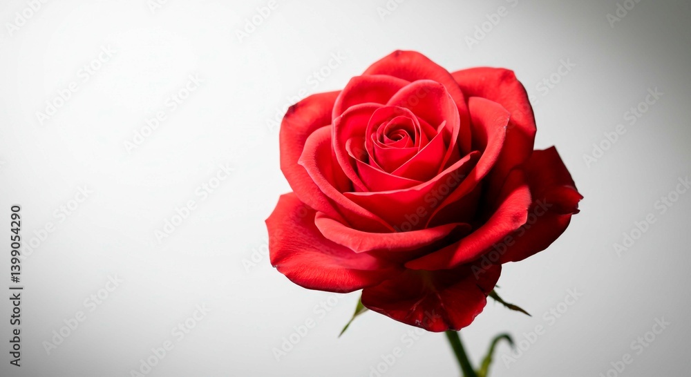 a red rose a with white background a red rose a with white background