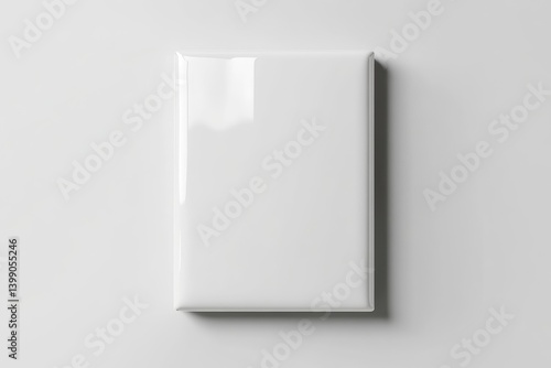Obraz na płótnie Blank white rectangular package w salonie
