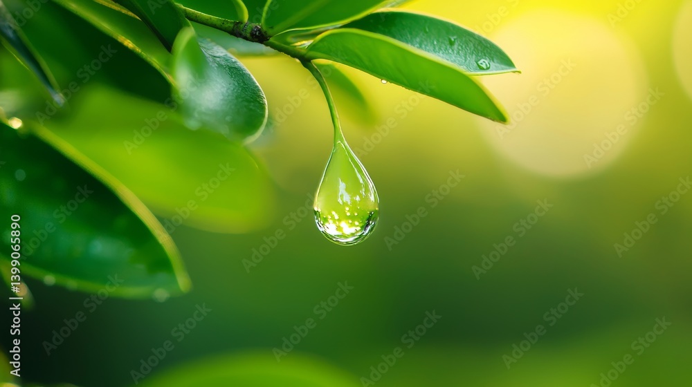 Rubber tree close-up, showing precision tapping and latex drop forming, with natural background softly blurred for contrast