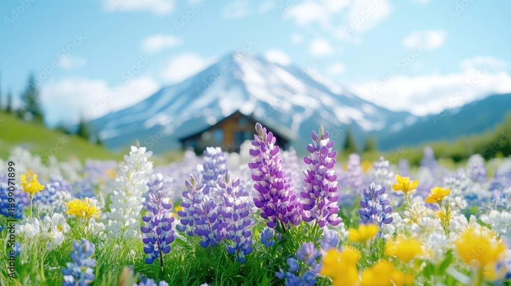 Mountain meadow flowers