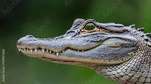 Wallpaper Mural Close Up Profile Of Baby Alligator Torontodigital.ca