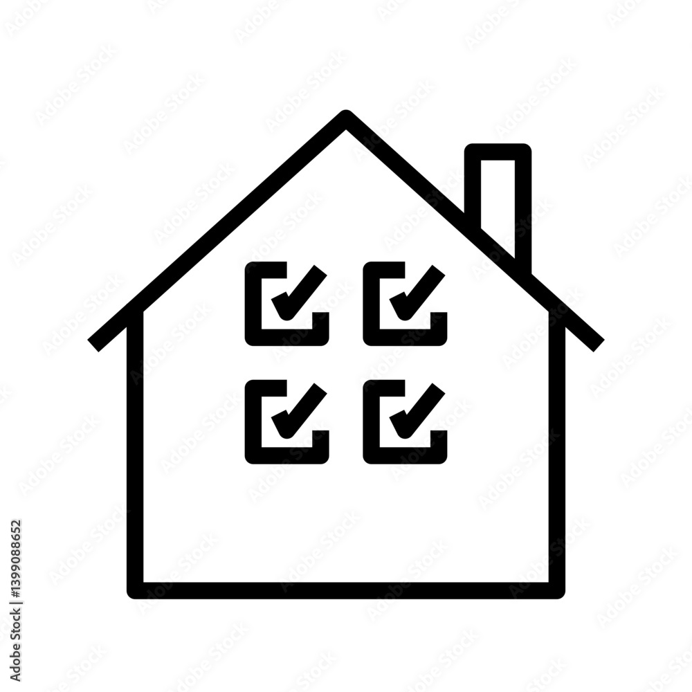 plan line icon, linear outline icon plan line icon, linear outline icon