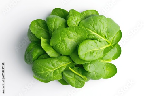 Fresh Spinach Leaves Close-up