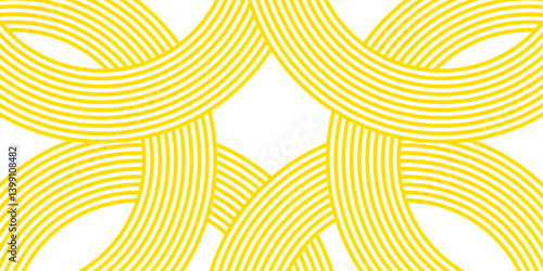Pasta background, spaghetti abstract geometric pattern. Macaroni yellow poster. Wavy abstract pattern.vector eps10