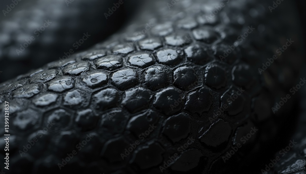 Dark Reptilian Scales with Glossy Texture and Dramatic Light Dark Reptilian Scales with Glossy Texture and Dramatic Light