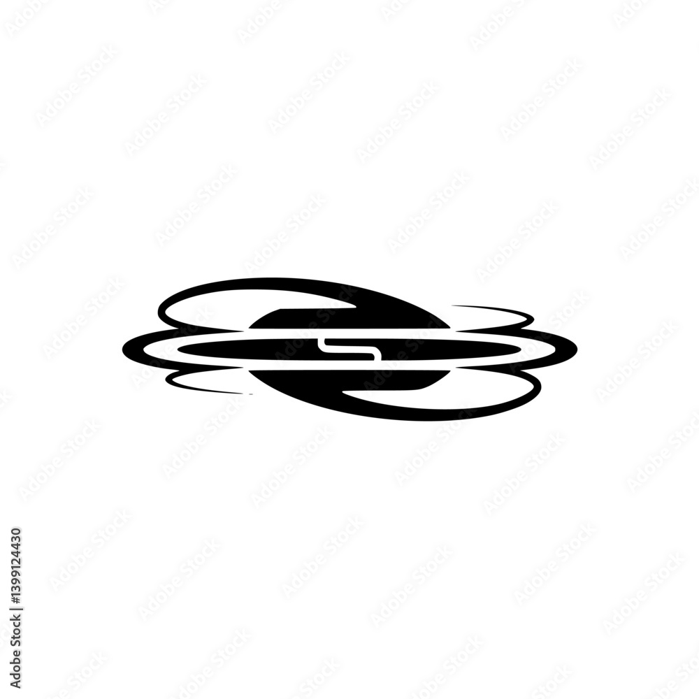 Abstract Black & White Logo: Modern Design, Simple and Minimalist Abstract Black & White Logo: Modern Design, Simple and Minimalist