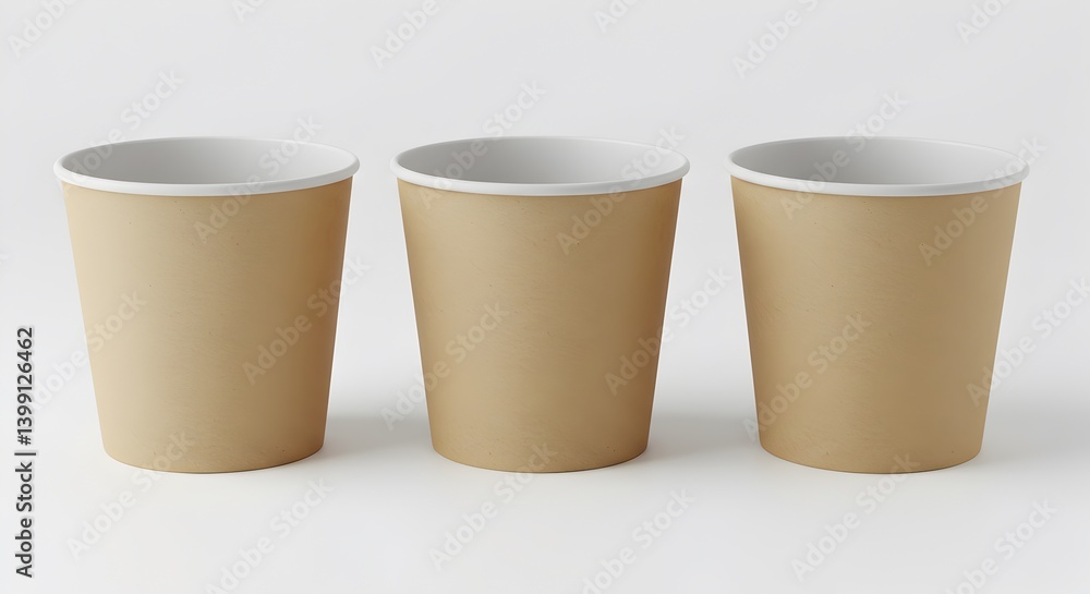 Minimalist Paper Cups: A Sustainable Choice for Beverages Presentation Minimalist Paper Cups: A Sustainable Choice for Beverages Presentation