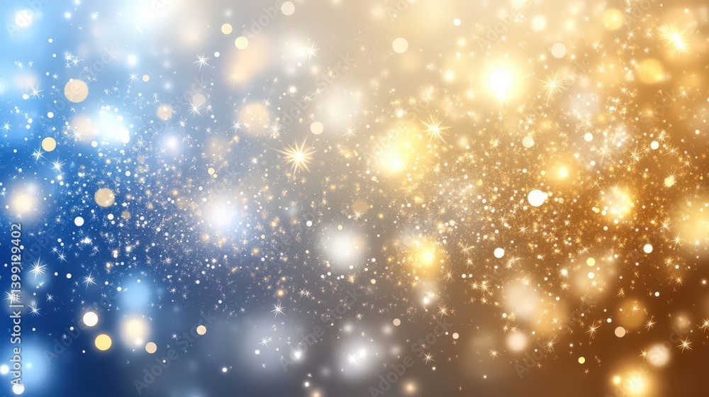 Abstract bokeh lights in golden and blue, ideal for Christmas or New Year celebrations. Vintage filter adds a touch of warmth to the festive ambiance. Abstract bokeh lights in golden and blue, ideal for Christmas or New Year celebrations. Vintage filter adds a touch of warmth to the festive ambiance.