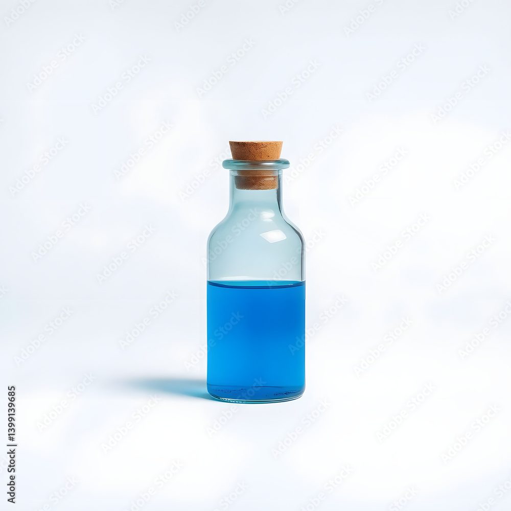 3D Blue Magic Potion Bottle for Fantasy Game 3D Blue Magic Potion Bottle for Fantasy Game