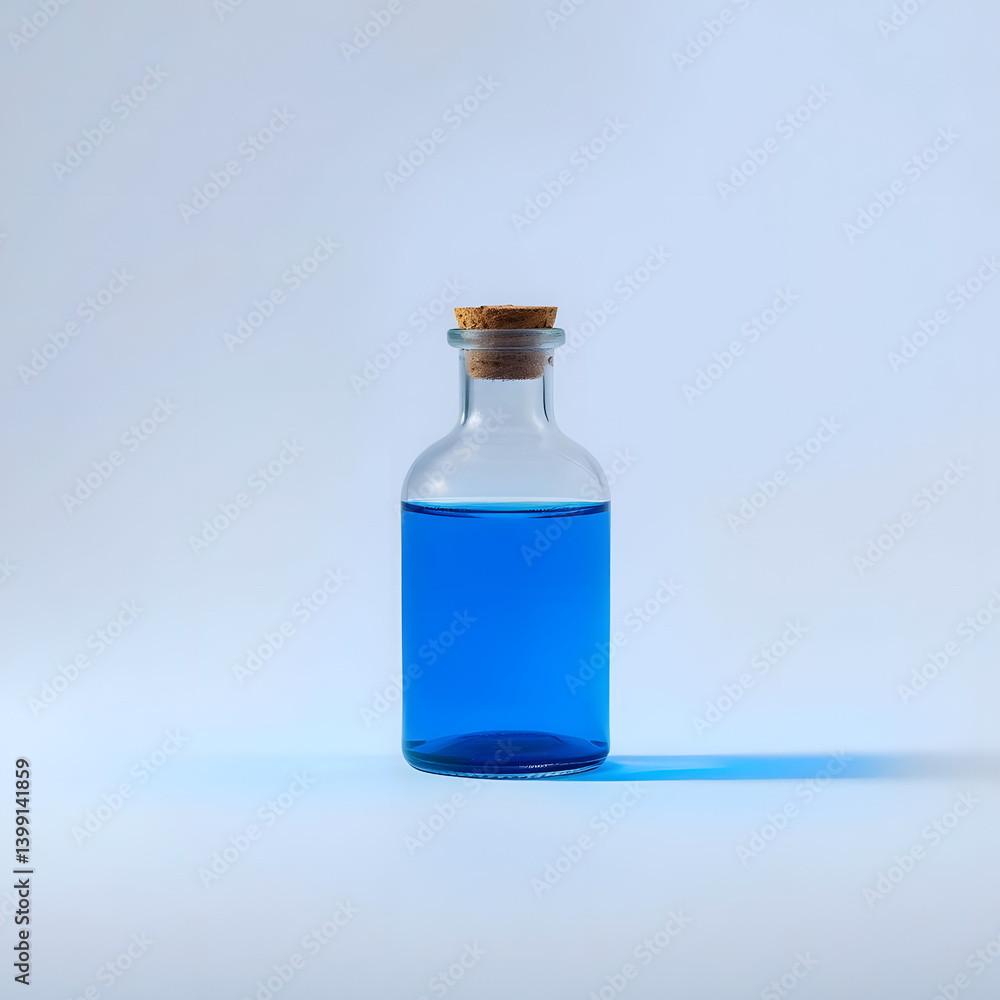 3D Blue Magic Potion Bottle for Fantasy Game 3D Blue Magic Potion Bottle for Fantasy Game
