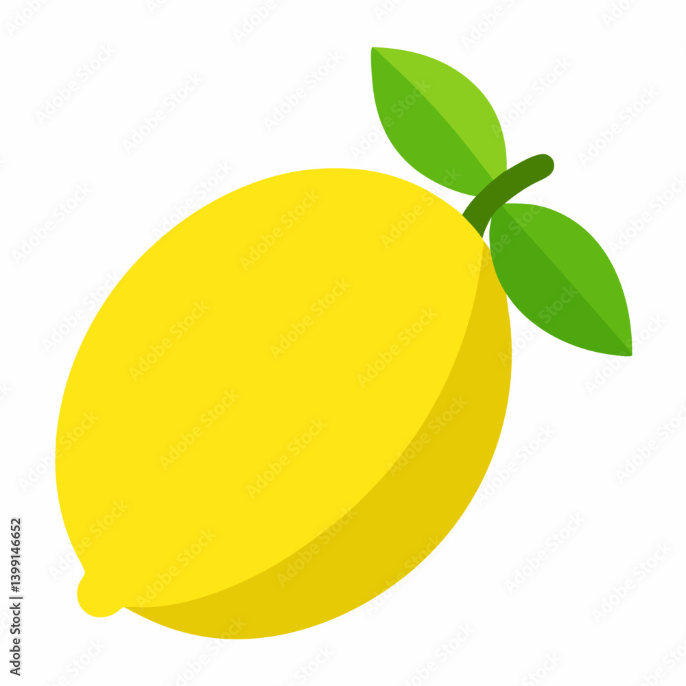 Lemon vector icon isolated on white background Lemon vector icon isolated on white background