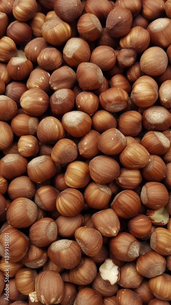 Pile of Hazelnuts Brown Nuts Food Background Texture Pile of Hazelnuts Brown Nuts Food Background Texture