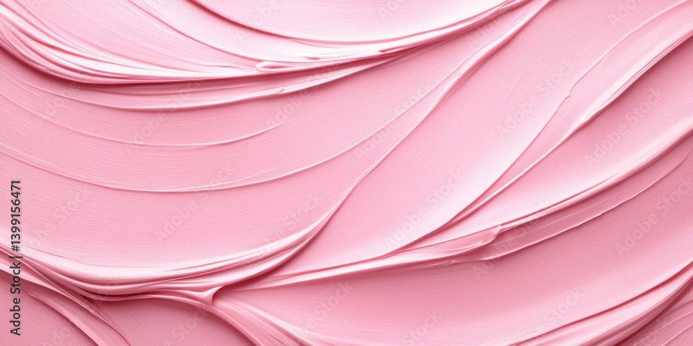Pink Cream Swirls Smooth Texture Background Pink Cream Swirls Smooth Texture Background