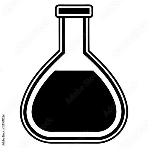 vector illustration of a test tube