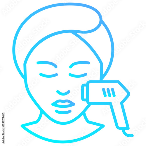 Facial Laser Icon
