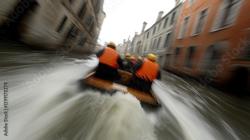High-Speed Boat Ride Through European Canal: A Thrilling Water Adventure in a Historic City
