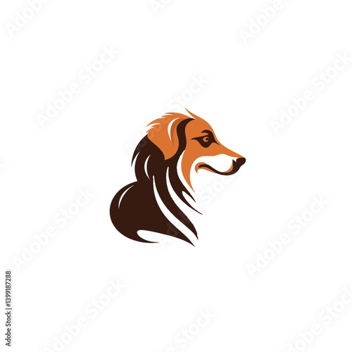 Friendly Dog Mascot Logo Vector