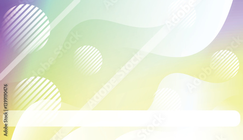Geometric Pattern With Lines, Wave. For Your Design Ad, Banner, Cover Page. Vector Illustration with Color Gradient.