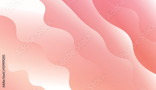 Modern Waves. Futuristic Technology Style Background. Design For Your Header Page, Ad, Poster, Banner. Vector Illustration with Color Gradient.