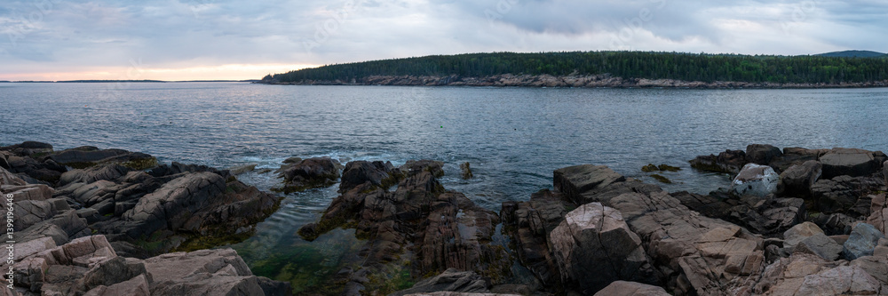 Evening Falls Over Otter Cove in Acadia
