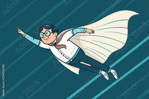 Create a vibrant, realistic cartoon background vector illustration suitable for animation or print, showcasing diverse elements and a playful yet detailed aesthetic.