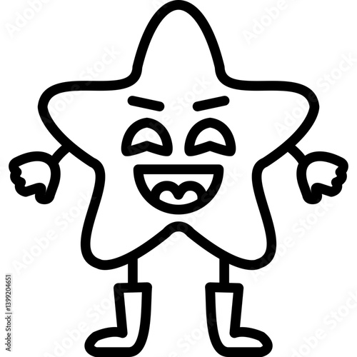 Laughing Star Icon