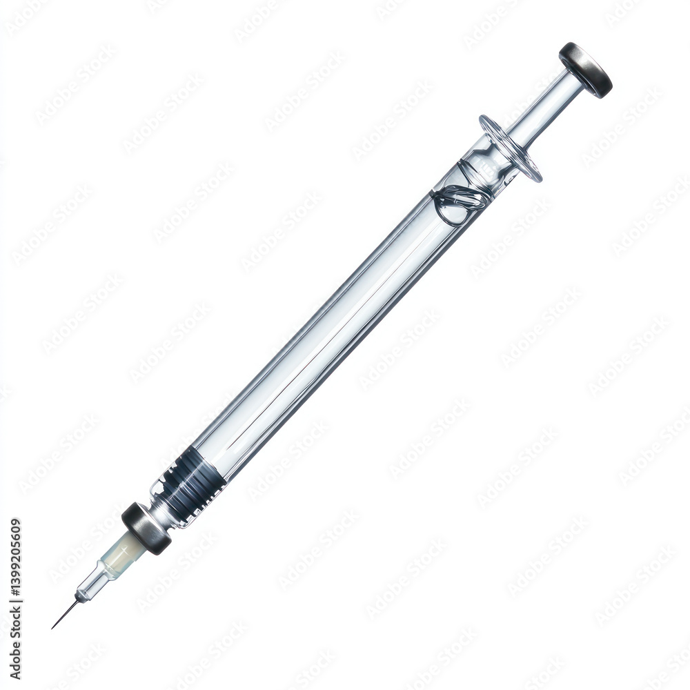 Fototapeta premium syringe isolated on white