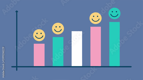 Bar Graph of Happiness A bar graph showing decreased levels of happiness correlated with increased hours spent on social media highlighting the statistical relationship between