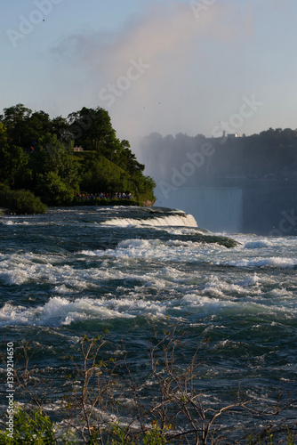 Niagara Falls from the top.