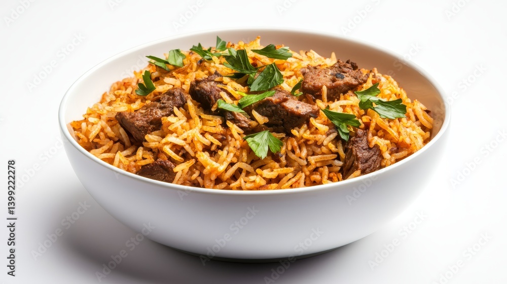 Delicious and nutritious rice bowl with meat vegetables, a quick easy meal Delicious and nutritious rice bowl with meat vegetables, a quick easy meal
