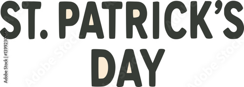 A cheerful and vibrant St. Patrick's Day-themed illustration in a cute, kawaii style. The main character is a smiling leprechaun with a red beard, dressed in a green suit and top hat, surrounded by sh