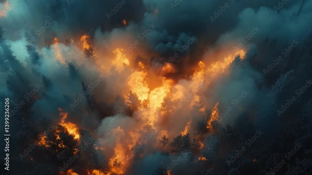 Dramatic Blaze: A fiery explosion consumes the sky, with ominous clouds forming the backdrop, creating a dramatic display of power and destruction. Dramatic Blaze: A fiery explosion consumes the sky, with ominous clouds forming the backdrop, creating a dramatic display of power and destruction.