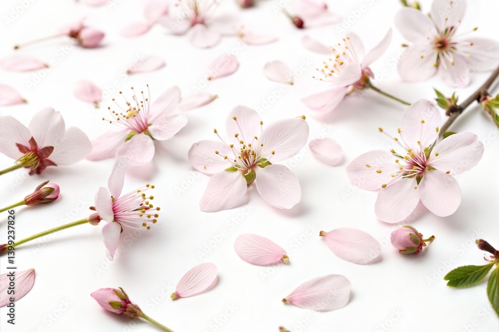 Pink Flowers and Petals