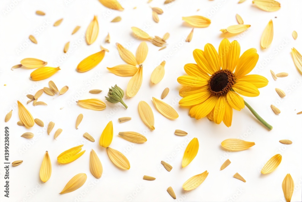 Yellow Flower with Petals
