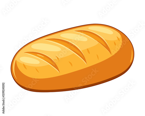 a loaf of bread no background vector file.