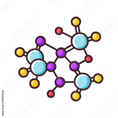 molecules icon, molecules vector illustration-simple illustration of molecules, perfect for molecules logos and icons